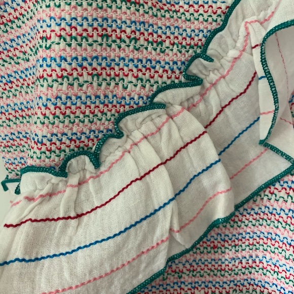 multi colored stretchy adjustable tank top - Picture 4 of 4